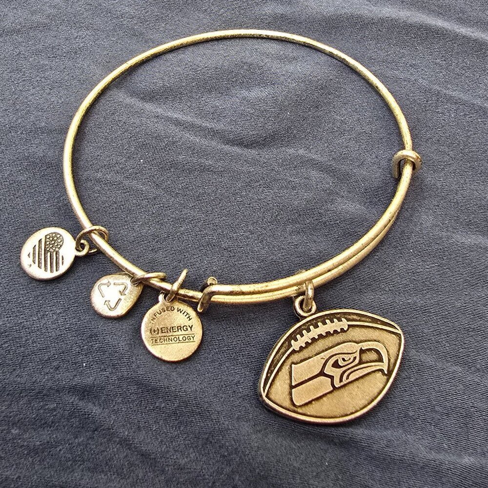 Alex and Ani NFL - Seattle Seahawks Charm Bangle - Rafaelian Silver